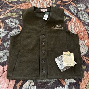 Vintage Filson mackinaw wool vest NWT